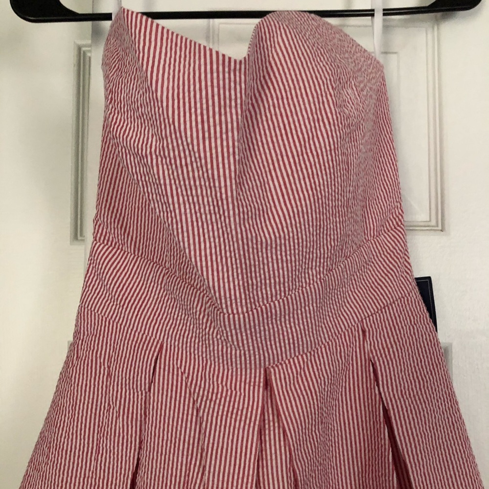 Lauren James Corbin Stripe Red Dress